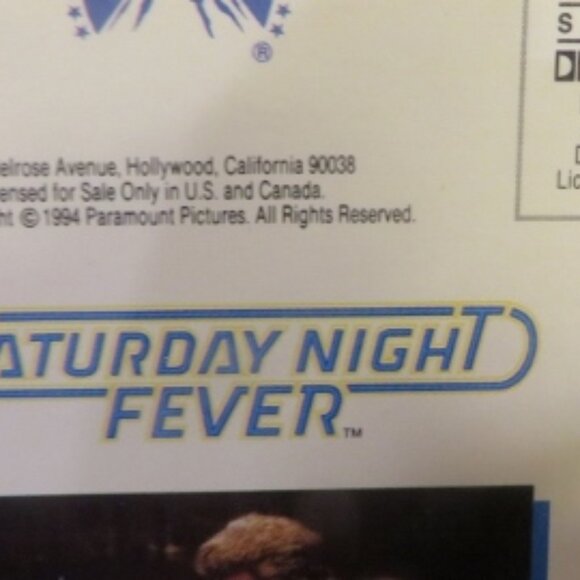 SATURDAY NIGHT FEVER - 1977 - VHS (1994 Release) - Picture 5 of 9